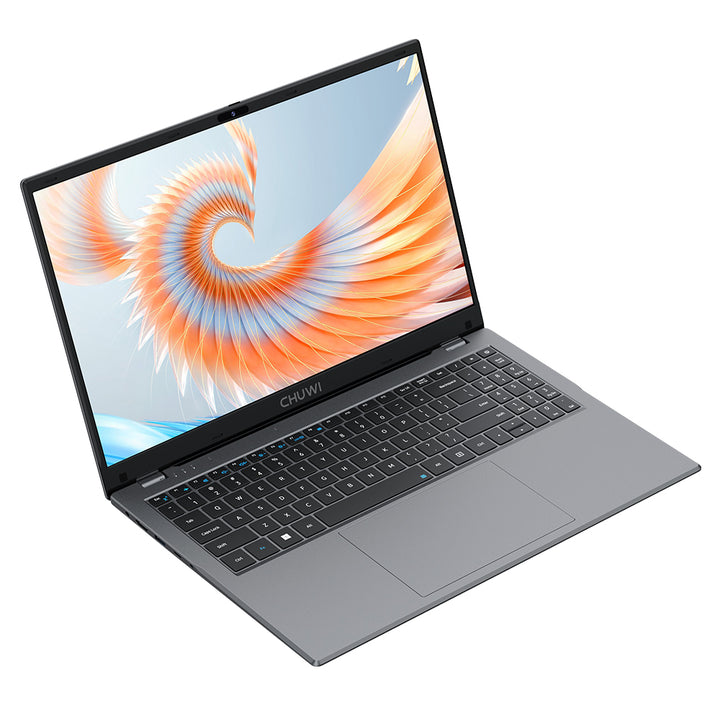 CHUWI Herobook Plus 15.6" Laptop, Windows 11, Intel N4020, 8GB RAM, 256GB SSD - Gray