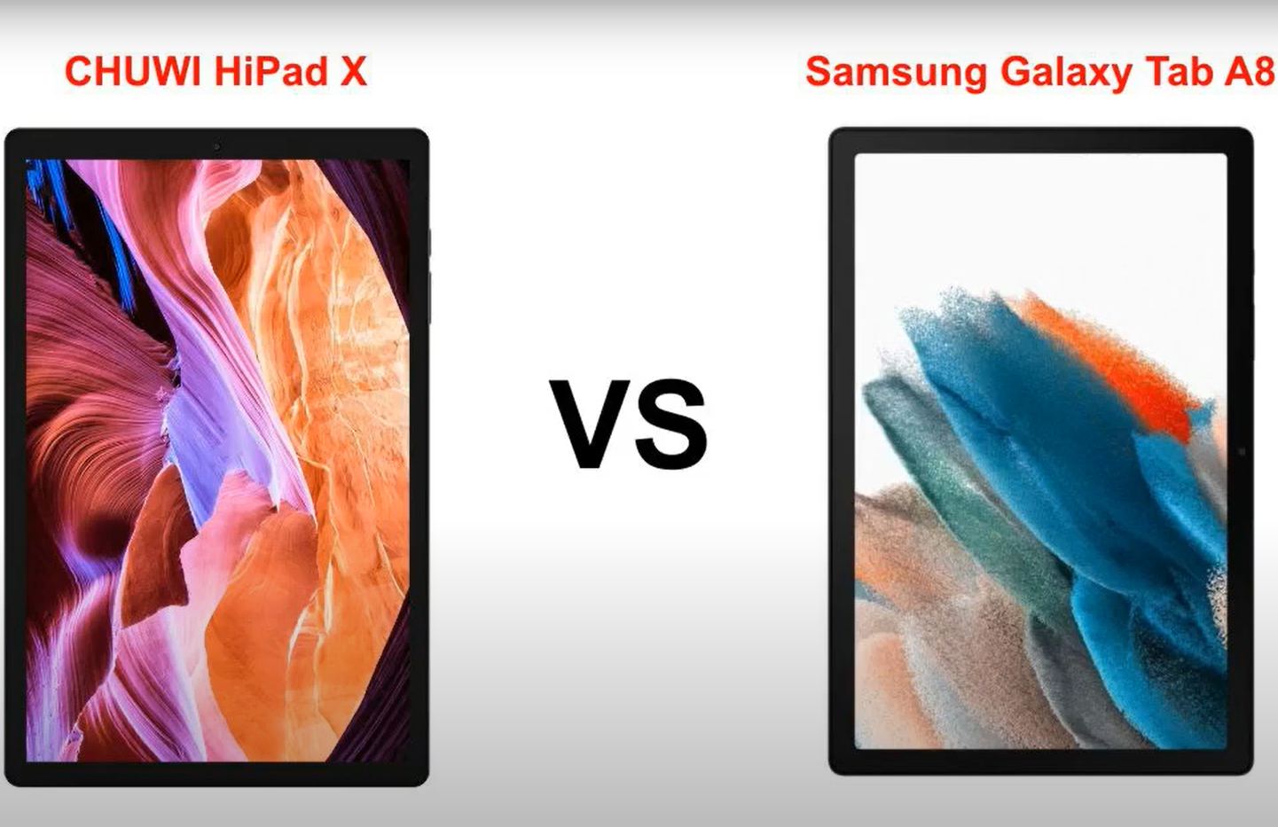 Hipad X VS Samsung Tab A8